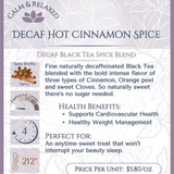 Decaf Hot Cinnamon Spice