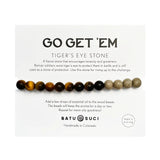 Natural Stone and Wooden Bead Diffuser Bracelets