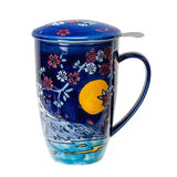 Kutani-Style Inspired Porcelain Mugs