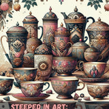 Steeped in Art Coloring Book