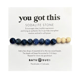 Natural Stone and Wooden Bead Diffuser Bracelets